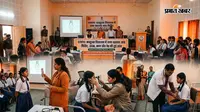 दरभंगा: कस्तूरबा विद्यालय में लगा स्वास्थ्य जांच शिविर, आंख, कान और पेट की हुई जांच