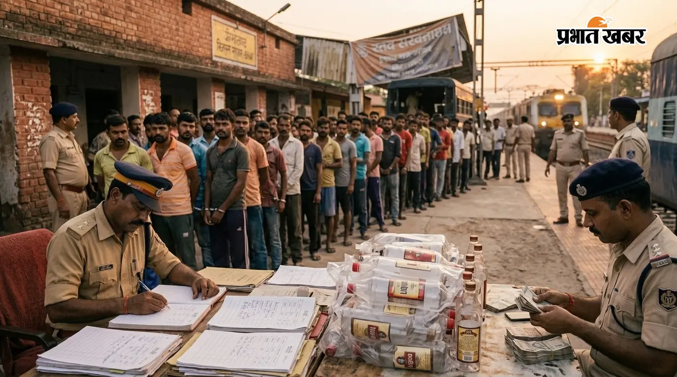 बेतिया पुलिस ने 24 घंटे में 45 को किया गिरफ्तार 28 लीटर 600 एमएल शराब बरामद बेतिया पुलिस ने 24 घंटे में 45 को किया गिरफ्तार 28 लीटर 600 एमएल शराब बरामद