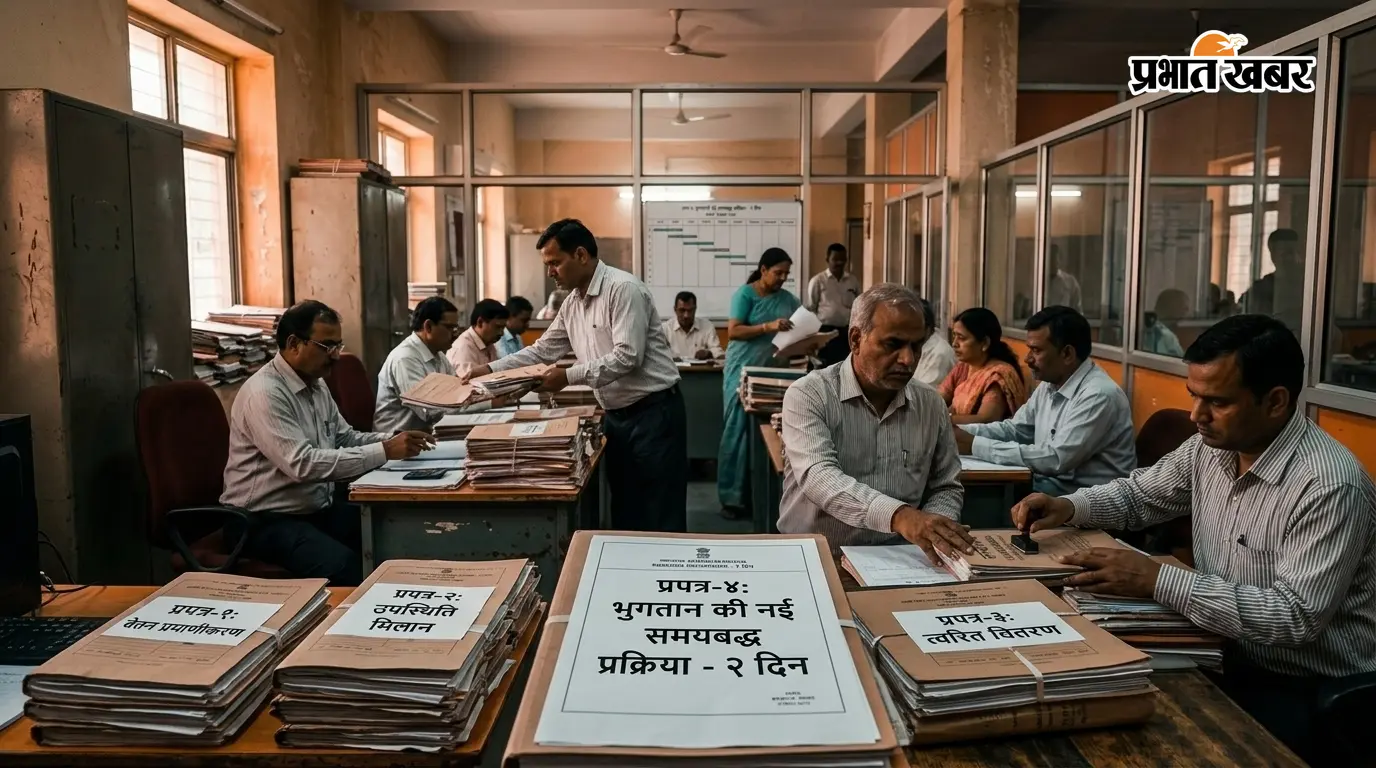वेतन भुगतान प्रक्रिया बदली: समस्तीपुर शिक्षकों को जल्द... वेतन भुगतान प्रक्रिया बदली: समस्तीपुर शिक्षकों को जल्द...