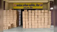 भलजोर चेकपोस्ट पर 2,824 लीटर विदेशी शराब जब्त, कुरकुरे के बोरों के नीचे छिपाकर ले जा रहा था ट्रक