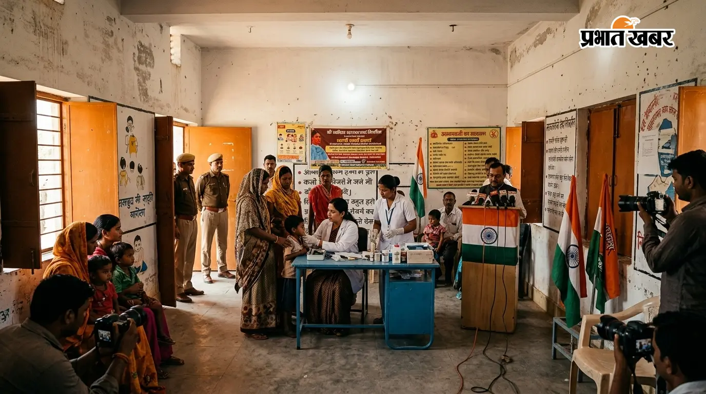 समस्तीपुर: आंगनबाड़ी में बच्चों के स्वास्थ्य की हुई जांच समस्तीपुर: आंगनबाड़ी में बच्चों के स्वास्थ्य की हुई जांच