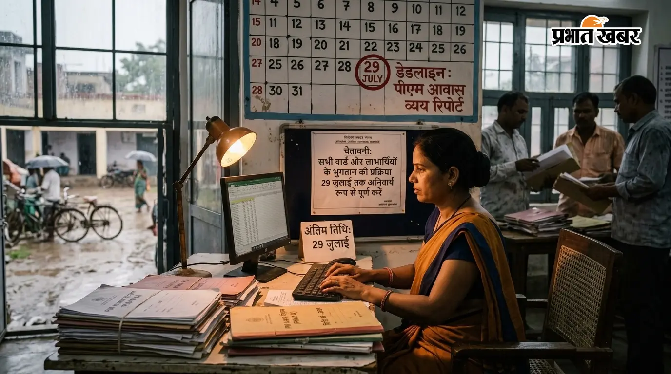 PM आवास योजना: 29 जुलाई तक खर्च करें राशि, वरना... PM आवास योजना: 29 जुलाई तक खर्च करें राशि, वरना...