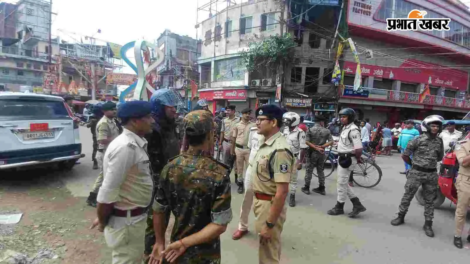 मुजफ्फरपुर बंद 2026 LIVE अपडेट: चौक-चौराहों पर भारी पुलिसबल तैनात, बंद किये गए कई स्कूल