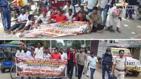 NEET पेपर लीक के विरोध में सहरसा में छात्रों का प्रदर्शन, थाना चौक पर धरना शुरू, निष्पक्ष जांच की मांग