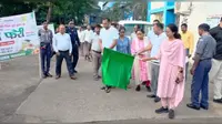 सेवा, संकल्प, समर्पण के 100 दिन पूरा होने पर निकाली गयी प्रभातफेरी, छात्र-छात्राओं ने लिया हिस्सा