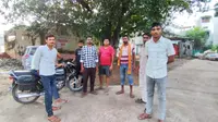 खुदागंज बाजार में अज्ञात वाहन की चपेट में आने से युवक की मौत