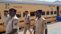 NEET पेपर लीक विवाद के बीच भभुआ रोड स्टेशन हाई अलर्ट पर, आरपीएफ-जीआरपी ने किया फ्लैग मार्च