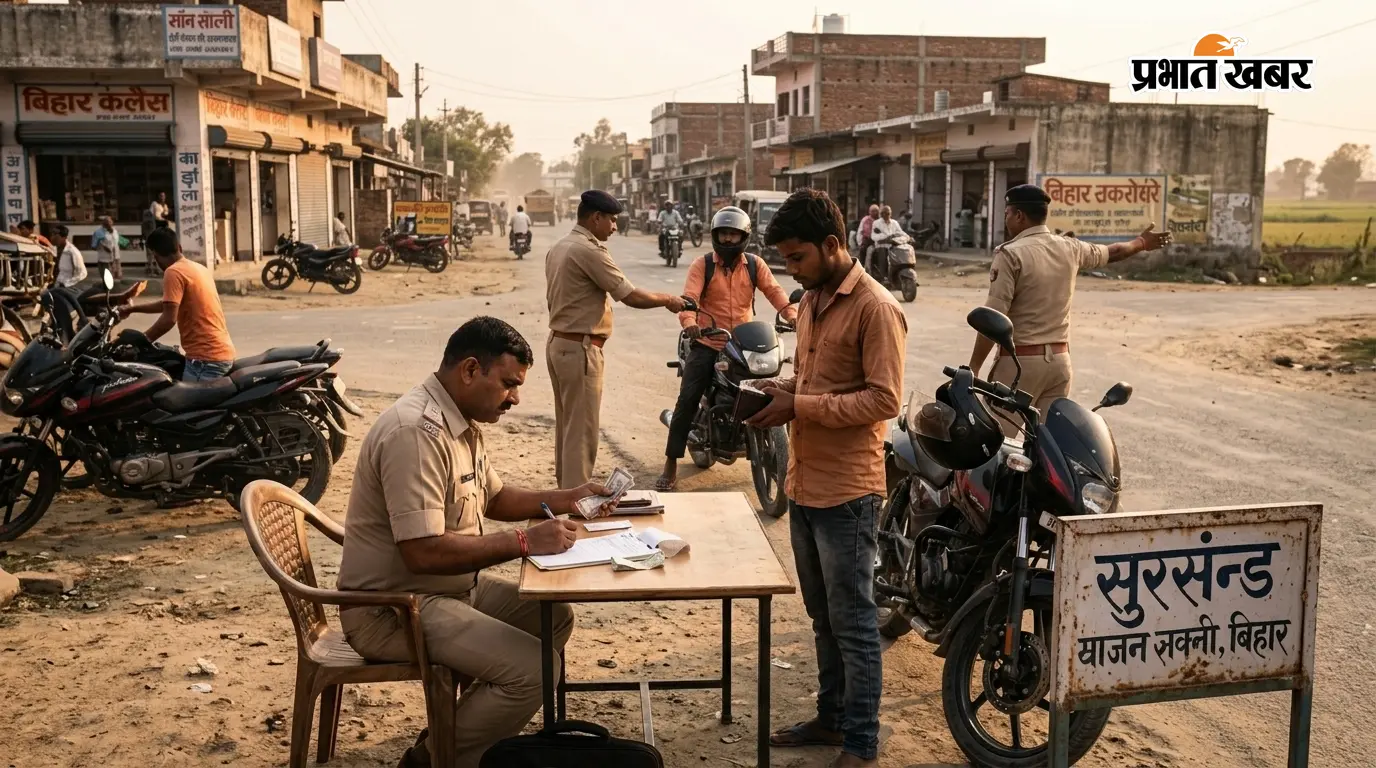 सीतामढ़ी: 8 बाइक चालकों पर ₹8000 का जुर्माना सीतामढ़ी: 8 बाइक चालकों पर ₹8000 का जुर्माना