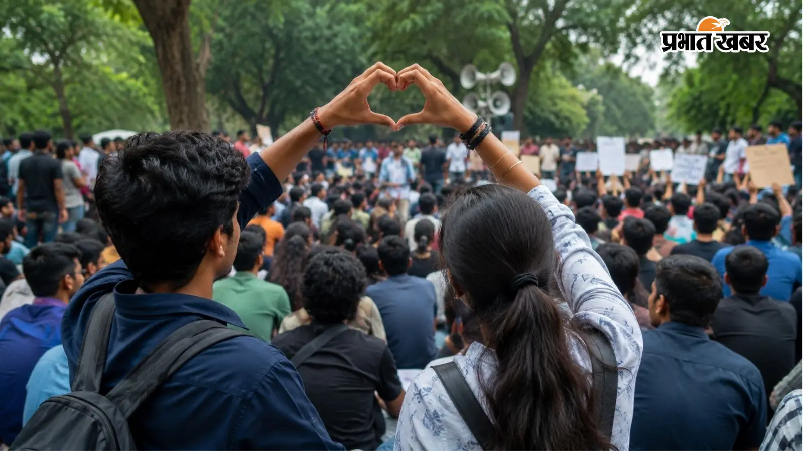 Jantar Mantar Gen Z Protesters (PC: AI Image) Jantar Mantar Gen Z Protesters (PC: AI Image)