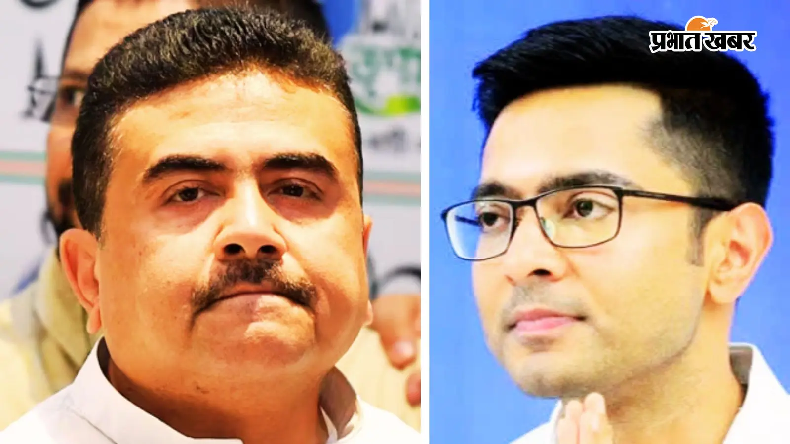 मुख्यमंत्री शुभेंदु अधिकारी और टीएमसी संसद अभिषेक बनर्जी. मुख्यमंत्री शुभेंदु अधिकारी और टीएमसी संसद अभिषेक बनर्जी.