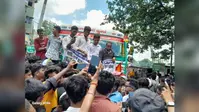 पेपर लीक और छात्रों पर लाठीचार्ज के विरोध में हसनपुर में आक्रोश मार्च