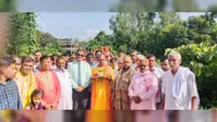 Khajauli News: 551 कन्याओं की भव्य कलश शोभायात्रा के साथ बाबा विश्वनाथ महादेव मंदिर में प्राण प्रतिष्ठा अनुष्ठान शुरू