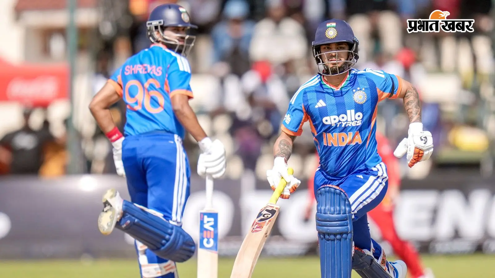 ईशान किशन और श्रेयस अय्यर के बीच अर्धशतकीय साझेदारी (फोटो- सोशल मीडिया) ईशान किशन और श्रेयस अय्यर के बीच अर्धशतकीय साझेदारी (फोटो- सोशल मीडिया)