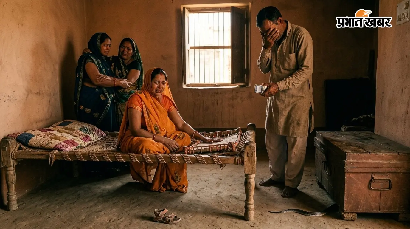 5 साल के मासूम की सांप डसने से मौत, मातम पसरा 5 साल के मासूम की सांप डसने से मौत, मातम पसरा
