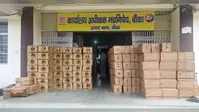 भलजोर चेकपोस्ट पर 3,546 लीटर विदेशी शराब जब्त, चालक ट्रक छोड़कर फरार