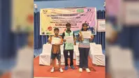 बारीडीह में टेबल टेनिस खिलाड़ी हुए सम्मानित