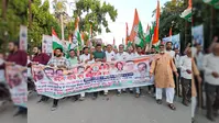 धर्मेंद्र प्रधान के इस्तीफे के बाद मधुबनी में कांग्रेस का विजय मार्च, कार्यकर्ताओं ने मनाया जश्न