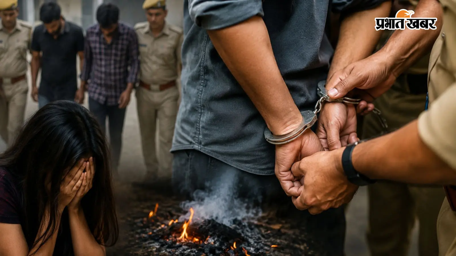 हत्या के आरोप में पुलिस कार्रवाई का सांकेतिक चित्र (AI सांकेतिक तस्वीर) हत्या के आरोप में पुलिस कार्रवाई का सांकेतिक चित्र (AI सांकेतिक तस्वीर)