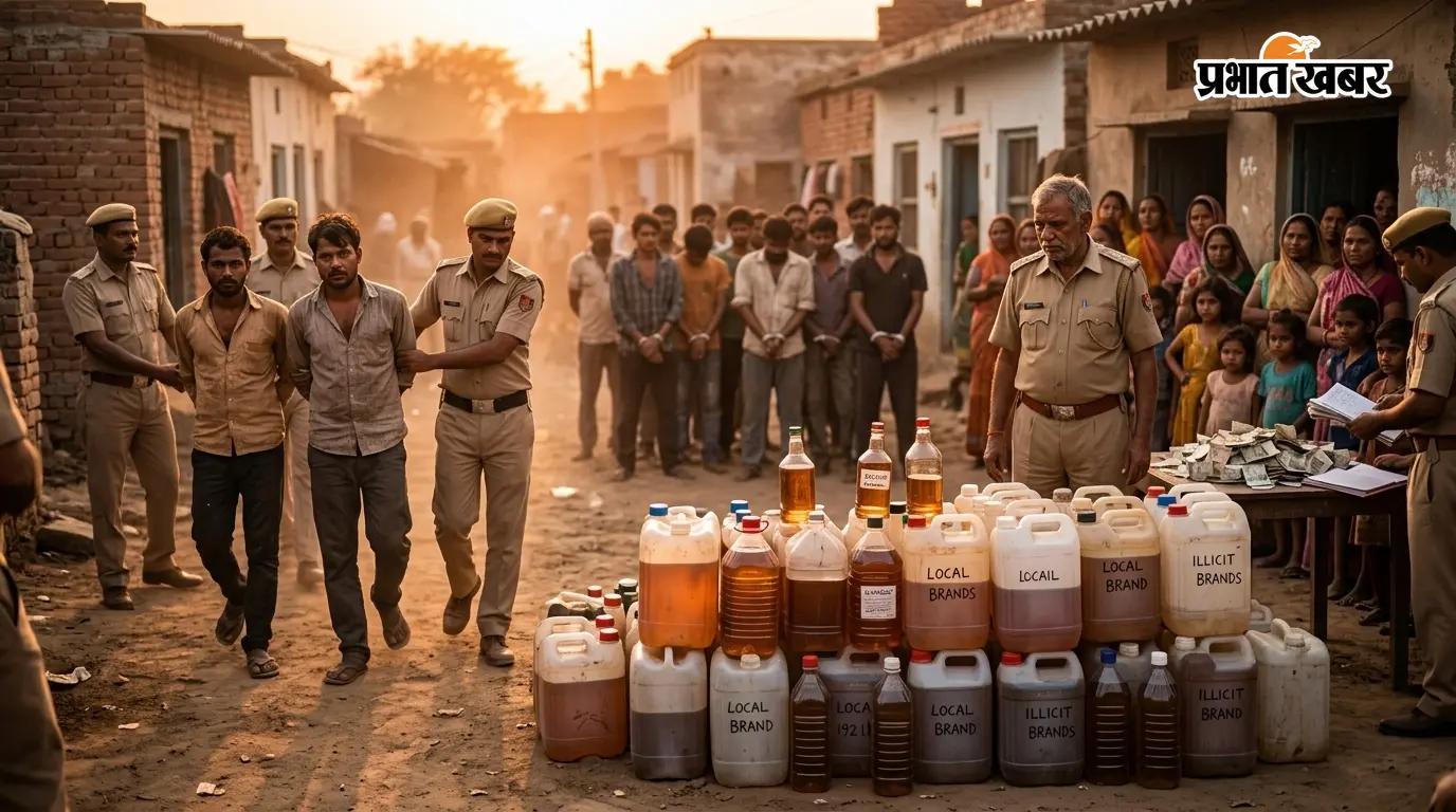 चंपारण पुलिस की कार्रवाई: 17 गिरफ्तार, शराब जब्त चंपारण पुलिस की कार्रवाई: 17 गिरफ्तार, शराब जब्त