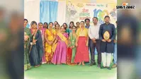 'सेवा, संकल्प और समर्पण के 100 दिन' थीम पर सांस्कृतिक कार्यक्रम, छात्राओं की प्रस्तुति ने मोहा मन