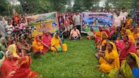 सुरसंड में शिव शिष्य परिवार ने एसएसबी कैंप परिसर में किया पौधारोपण, लगाए गए 115 पौधे