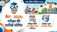 कैट-2026 : 29 नवंबर को होगी परीक्षा, तीन अगस्त से शुरू होंगे आवेदन, जानें अंतिम तिथि