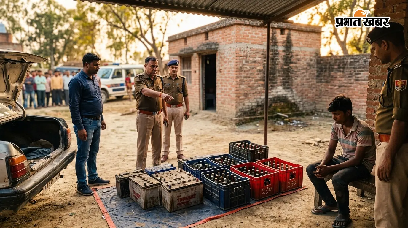 सीतामढ़ी: चोरी की बैटरी और 230 बोतल शराब बरामद सीतामढ़ी: चोरी की बैटरी और 230 बोतल शराब बरामद