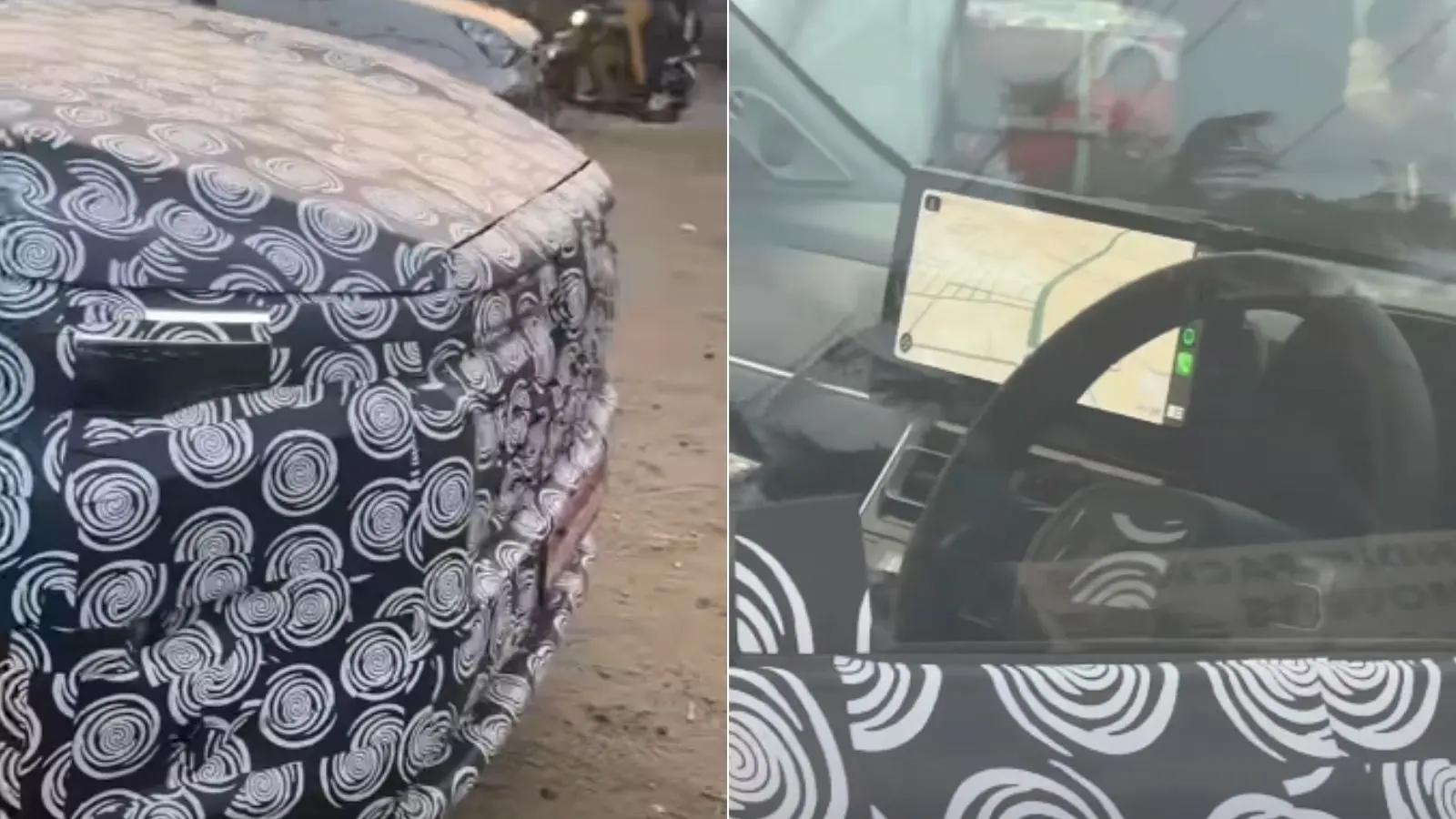 Toyota Innova Hycross Facelift का टेस्ट म्यूल (Photo: navirusithan/Instagram) Toyota Innova Hycross Facelift का टेस्ट म्यूल (Photo: navirusithan/Instagram)