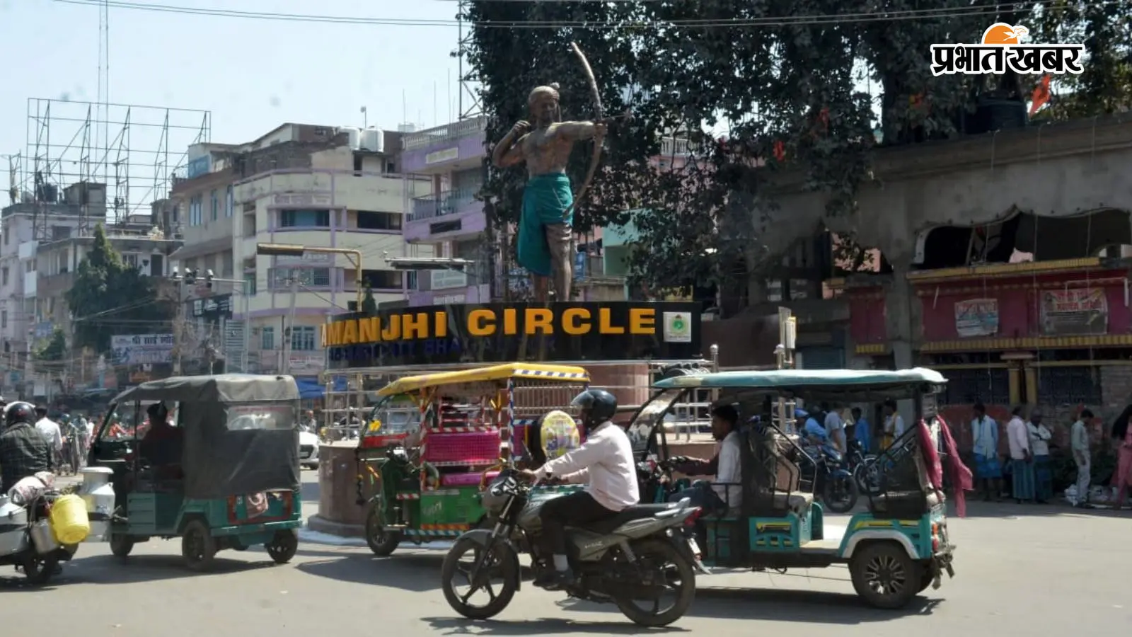 तिलकामांझी चौक की तस्वीर. तिलकामांझी चौक की तस्वीर.