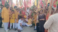 'श्याम बाबा की जय' के जयकारों से गूंजा शहर, श्री श्याम परिवार ट्रस्ट ने निकाली भव्य निशान यात्रा