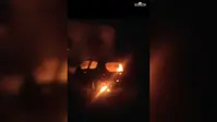 सारण : मुखिया की कार में आधी रात लगाई आग, धू-धू कर जलकर खाक हुई गाड़ी, गांव में दहशत