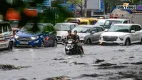 दिल्ली में आफत की बारिश: जलभराव से सड़कें बनीं तालाब, IMD ने जारी किया ऑरेंज अलर्ट