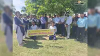 फलदार पौधों के साथ दिया हरियाली का संदेश, बेलसंड के स्कूल में वन विभाग का विशेष अभियान