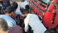 शेरघाटी में अनियंत्रित मैजिक ने बाइक सवार आलू व्यवसायी को कुचला, गंभीर हालत में अस्पताल में भर्ती