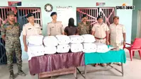 मैनाटांड़ में कार से 92.693 किलो गांजा बरामद, 37 लाख की खेप के साथ तस्कर गिरफ्तार