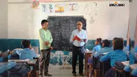 डीईओ ने मध्य विद्यालय धानकाढ़ा का किया औचक निरीक्षण, दिए कई अहम निर्देश