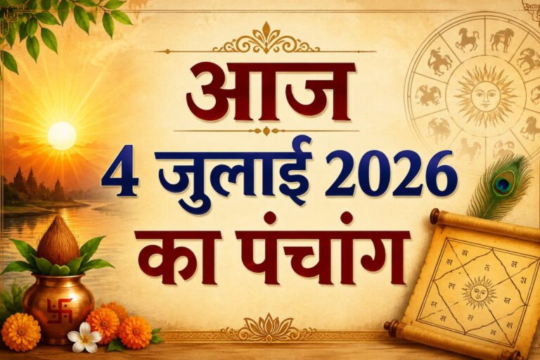 घर से निकलने से पहले पढ़ें 4 जुलाई 2026 का पंचांग, जानें यात्रा का शुभ उपाय