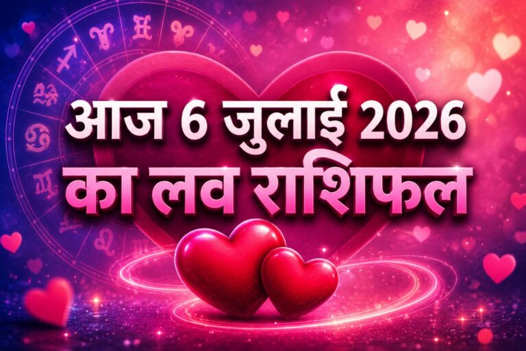 आज 6 जुलाई 2026 का प्रेम राशिफल: मेष से मीन तक सभी 12 राशियों की लव लाइफ का हाल