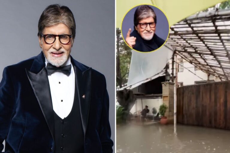 मुंबई की बारिश से अमिताभ बच्चन का घर ‘जलसा’ भी नहीं बचा, बाहर दिखा पानी ही पानी, वीडियो पर आने लगे कमेंट