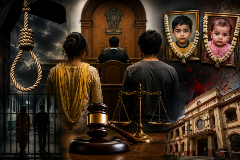 प्रेमी संग मिलकर दो मासूम बच्चों की हत्या मामले में मां और प्रेमी को कोर्ट ने सुनाई फांसी की सजा