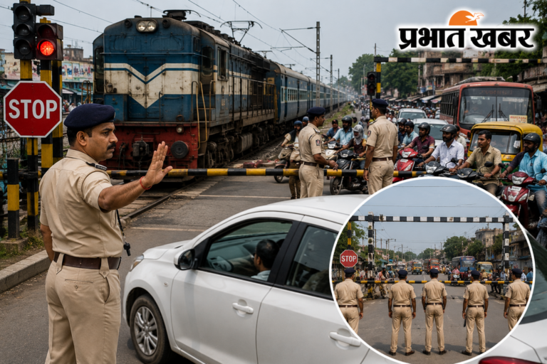 समस्तीपुर में ट्रैफिक बदलाव का रेल परिचालन पर असर, सात रेलवे गुमटी पर अतिरिक्त बल तैनात