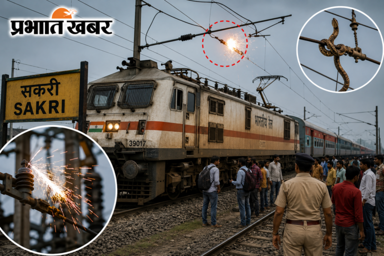 मधुबनी में सांप की वजह से रुकी ट्रेन, ओएचई लाइन में खराबी के बाद दो घंटे प्रभावित रहा परिचालन