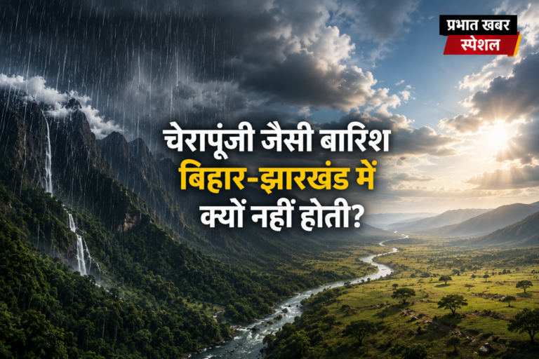Monsoon : चेरापूंजी जैसी बारिश बिहार-झारखंड में क्यों नहीं होती?