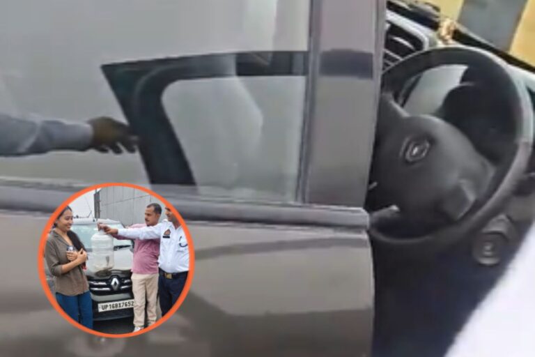 Viral Video : चलती कार में निकला जहरीला कोबरा, रोड पर मची अफरा-तफरी