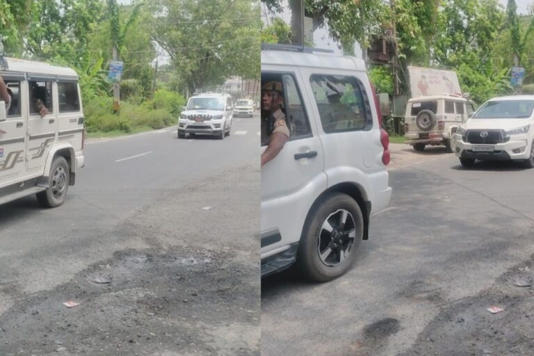 नीतीश कुमार काफिले के साथ वैशाली पहुंचे, लालगंज जाकर 10 मिनट में ही हाजीपुर लौटे