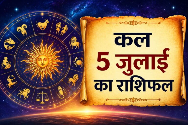 कल 5 जुलाई का राशिफल: मेष से मीन के लिए करियर, धन, परिवार और सेहत के लिहाज से कैसा रहेगा आपका दिन