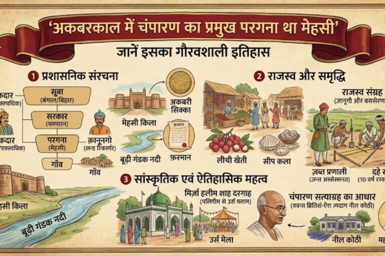 Mehsi History Champaran: अकबरकाल में चंपारण का प्रमुख परगना था मेहसी, जानें इसका गौरवशाली इतिहास