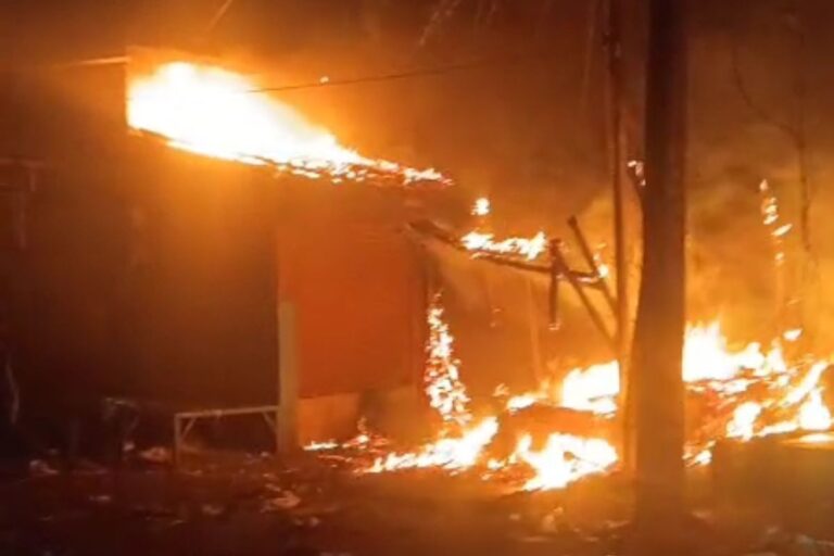 पटना के दानापुर सदर बाजार में लगी आग, छह दुकानें जलकर राख, एक आरोपी गिरफ्तार