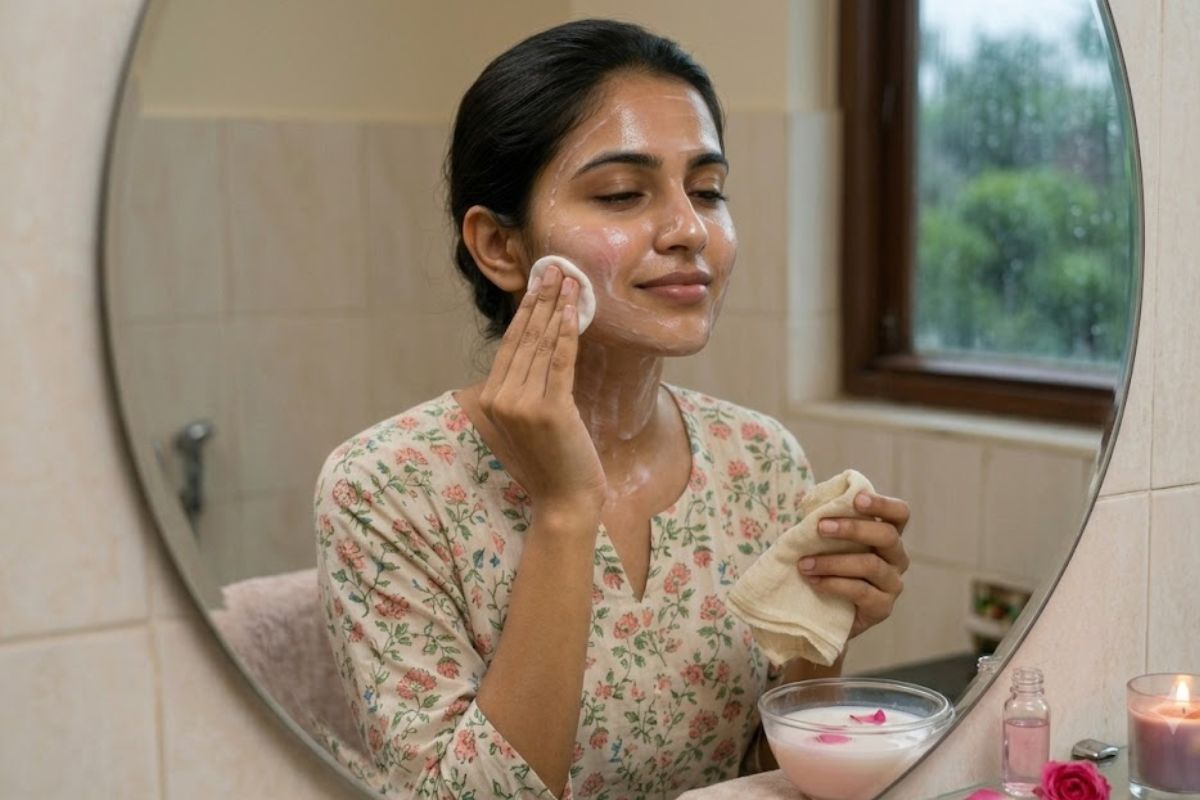 मॉनसून में ग्लोइंग स्किन चाहिए? पहले जानिए किचन में छिपा यह आसान ब्यूटी सीक्रेट 2 Raw Milk For Face 2