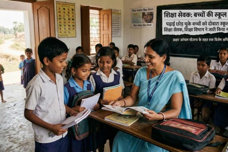 School Dropout Mission: पढ़ाई छोड़ चुके बच्चों को दोबारा स्कूल लाएंगे शिक्षा सेवक, विभाग ने जारी किया नया आदेश